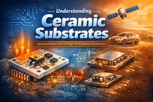 Ceramic substrate used in power modules, EV systems, RF devices, and thermal management applications