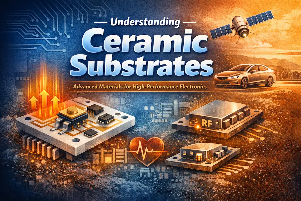 Ceramic substrate used in power modules, EV systems, RF devices, and thermal management applications