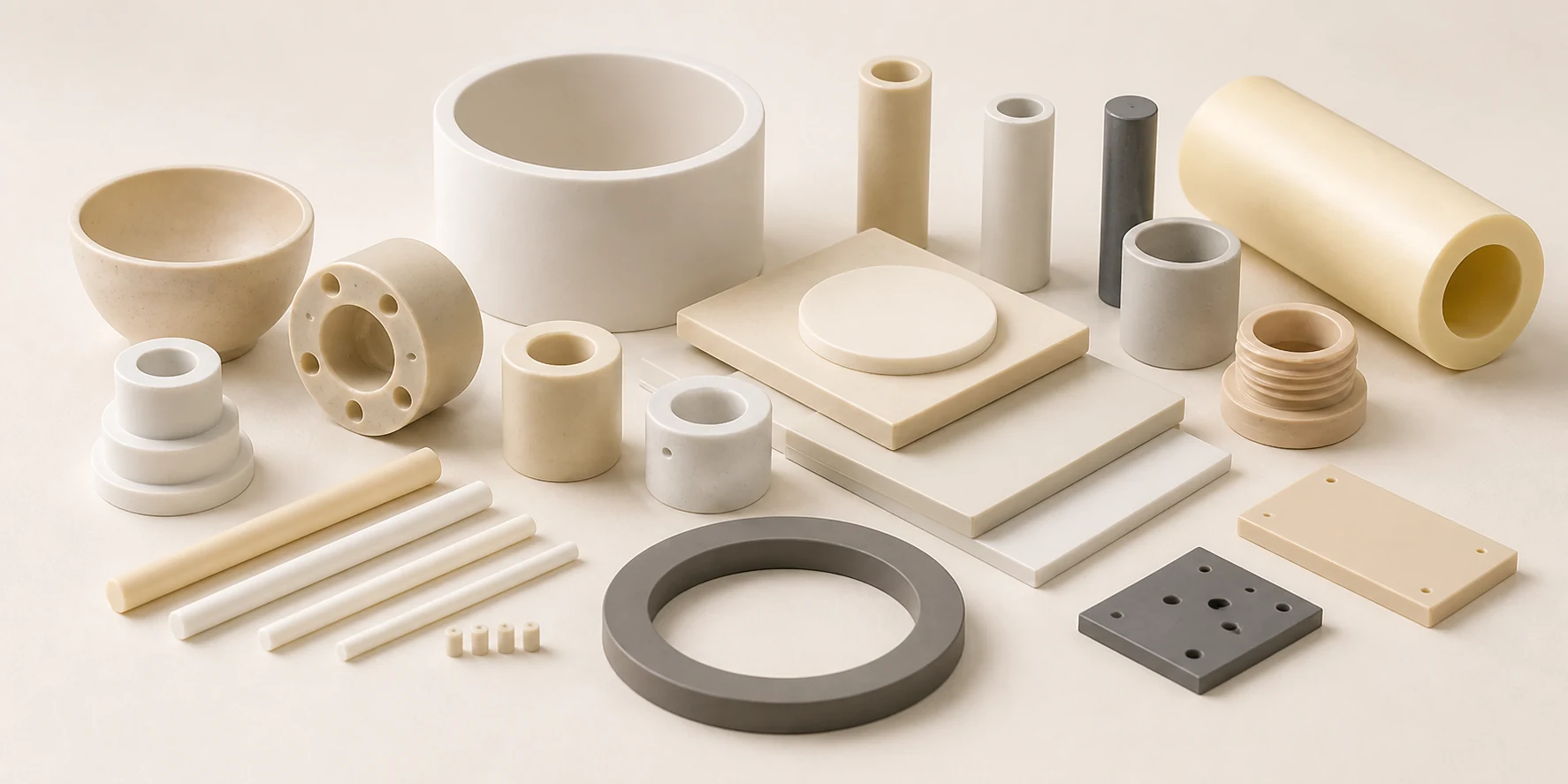 Advanced ceramic materials and precision component forms