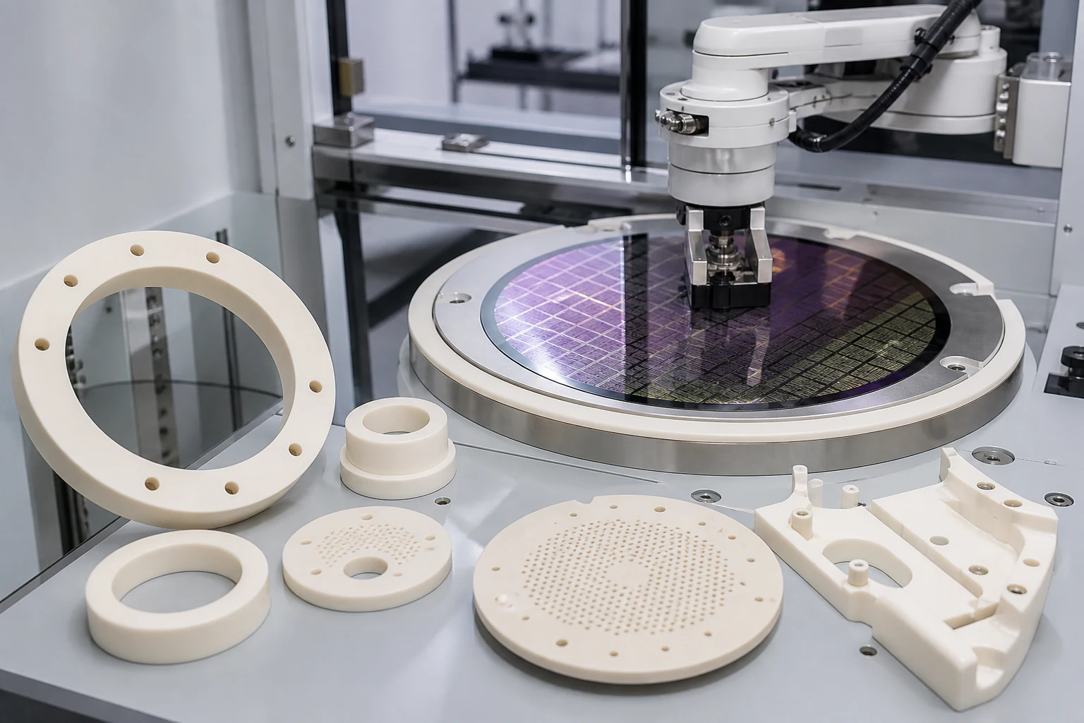 Advanced ceramic components across semiconductor medical automotive electronics and industrial applications