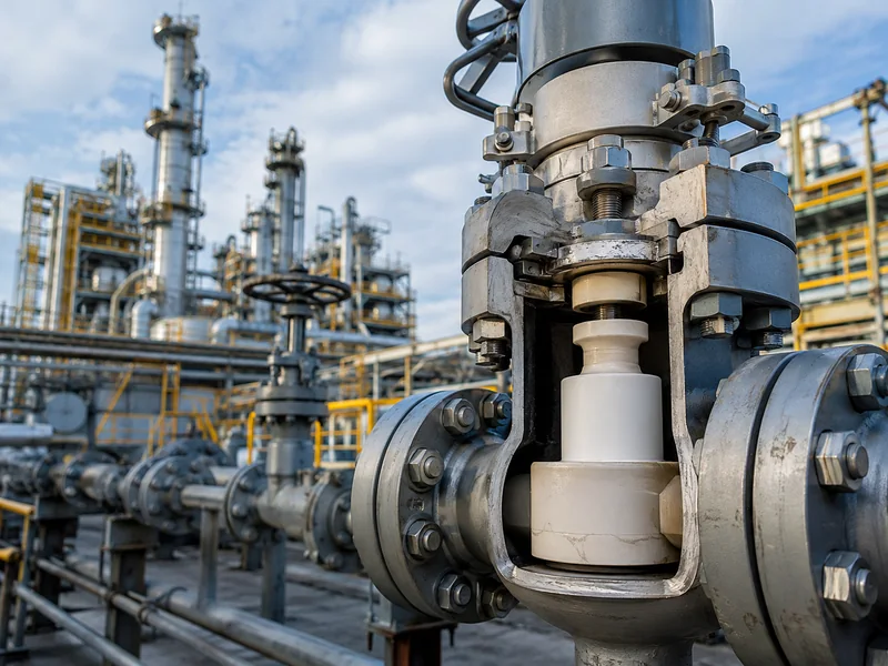 Oil & Gas ceramic application scene