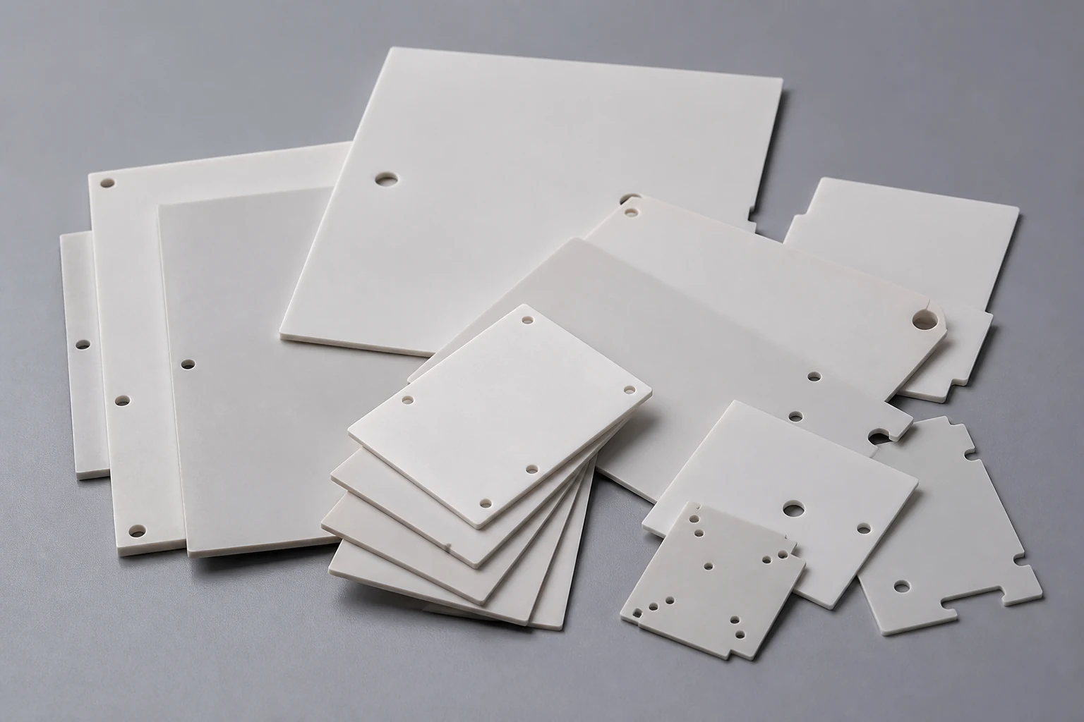 Ceramic substrates and precision flat components