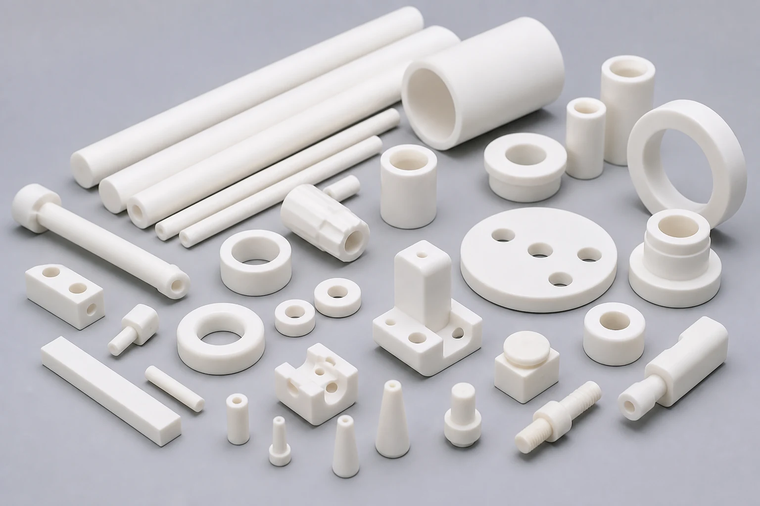 Precision alumina ceramic component range
