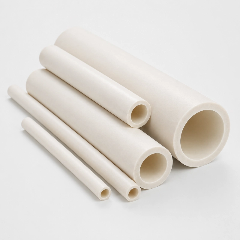 Custom alumina ceramic tubes in multiple diameters for industrial applications