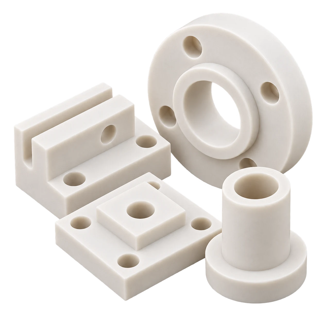 Aluminum Nitride ceramic insulating parts example