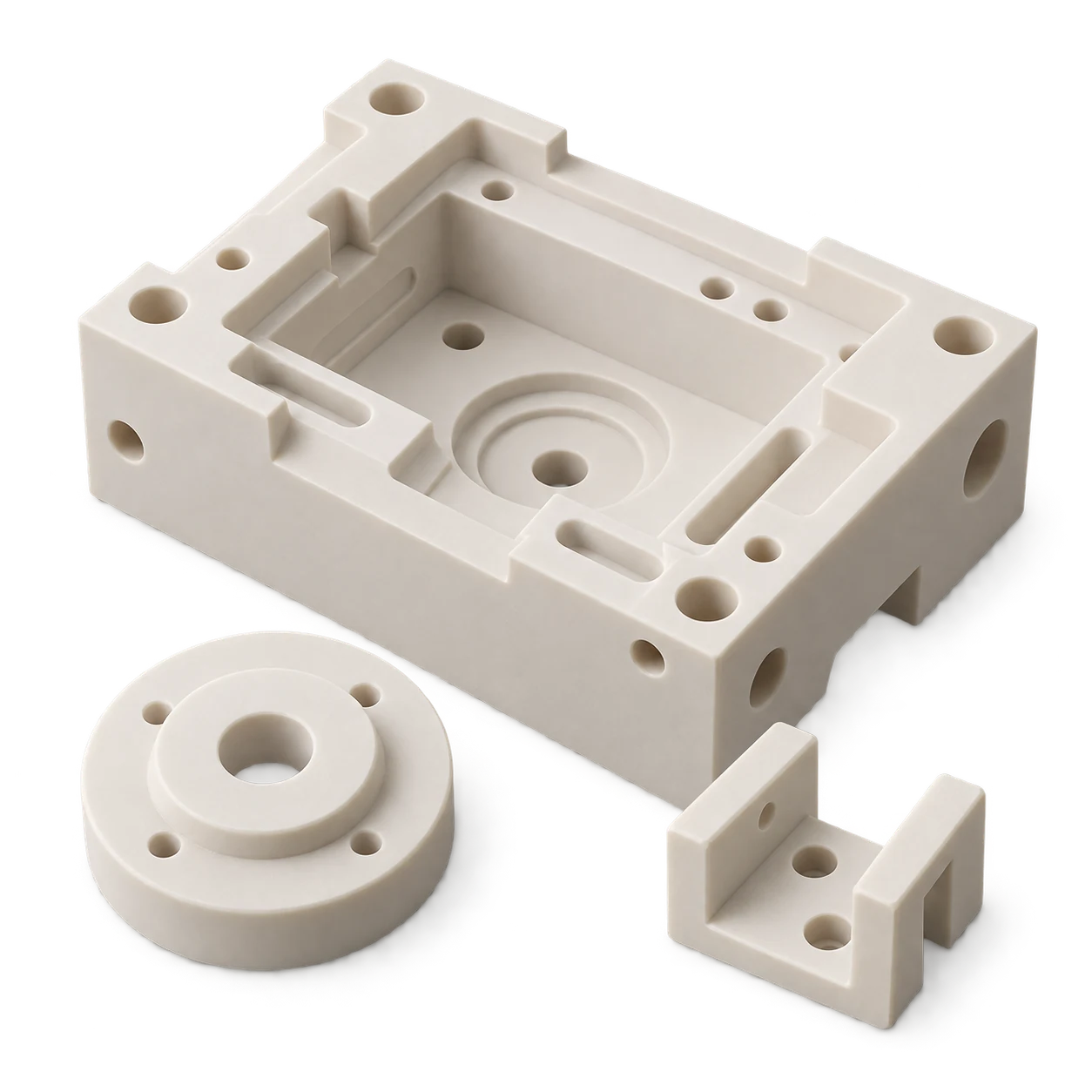 Boron Nitride ceramic fixtures example