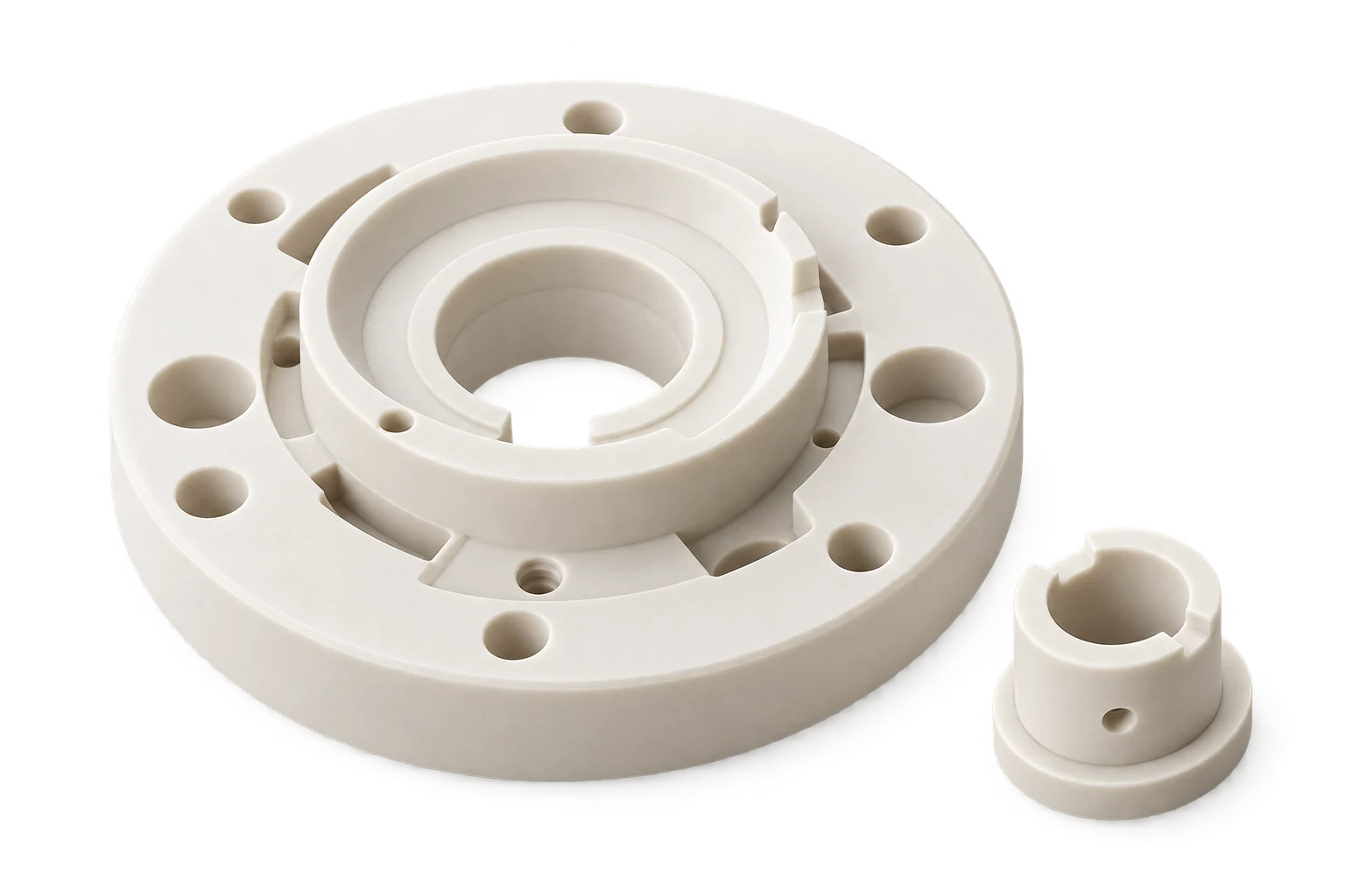 Boron Nitride ceramic machined parts example