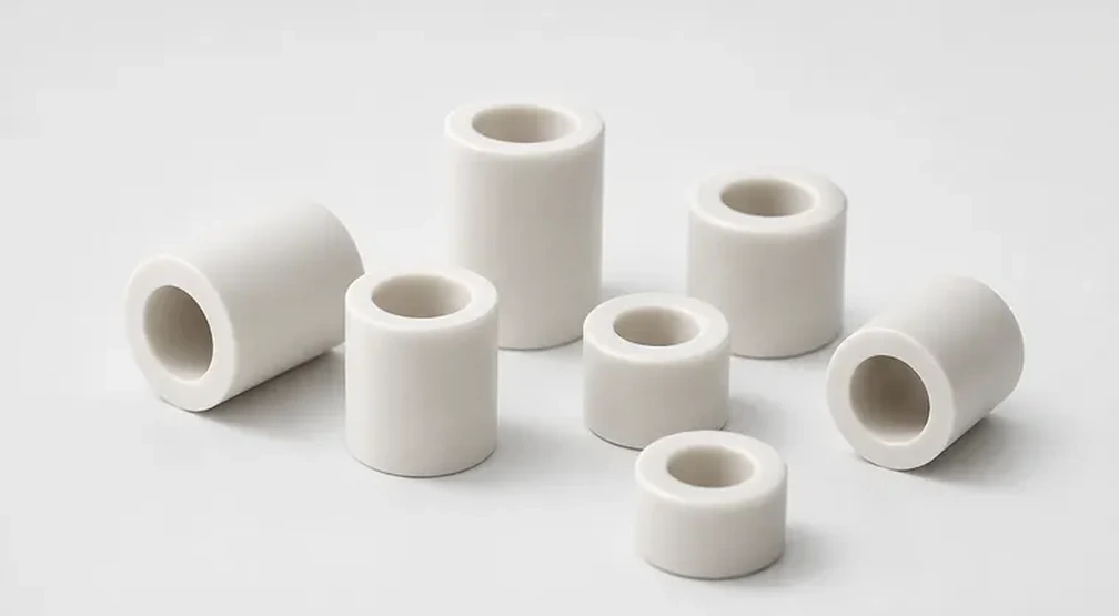 Boron nitride ceramic machined components and insulators